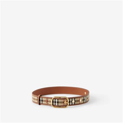 burberry graffiti print check belt australia|Check Belt in Archive beige/gold .